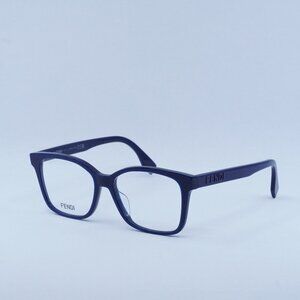 Fendi FE50016I 090 Eyeglasses Midnight Blue 52mm Square Frame